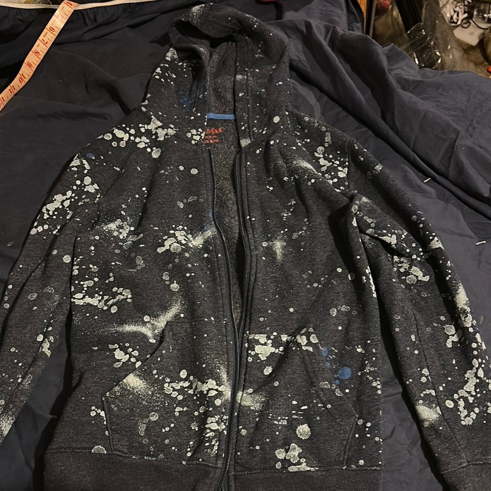 Cat & Jack Black and White Lightweight Camouflage Jacket